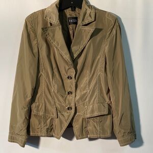 Women's Khaki Blazer Style Jacket
